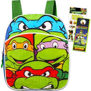 Teenage mutant ninja skildpadder mini rygs?k til drenge piger s?t - tmnt skolepose bundt med 11 """" tmnt rygs?k klisterm?rker mere | TMNT Backpack