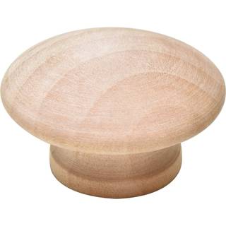 Silverline 6 Pack Round Wood skuffe Knap 1-1/2 """" Uafsluttet skab tr?kker h?ndtag Hardware til skuffe garderobe kommode