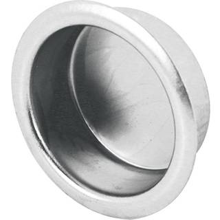 Slide-Co 163180 Finger Closet Pull 3/4 in. x 5/16 in. Satin nikkel (4 pakke)