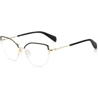 Rag & Bone RNB3042/G Asian Fit RHL 53 Briller Kvinder Guld - Black Gold - 53mm