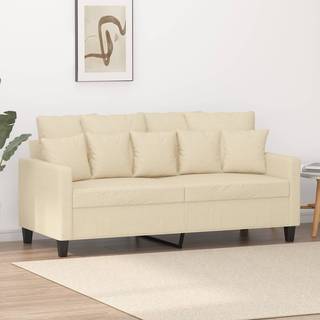 3-Personers Sofa Stof - 140 cm / Creme