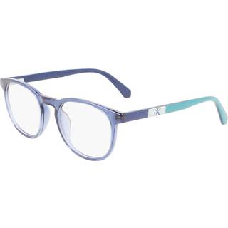 Calvin Klein Junior CKJ22301 400 Optiske stel Bio-injekt Blå Geometrisk Normal