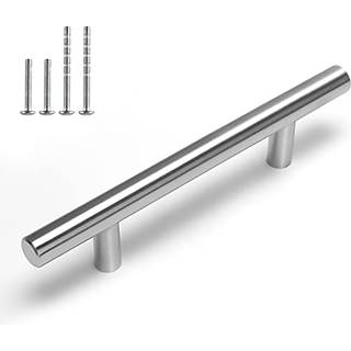 Homdiy 96mm skabshåndtag skuffe trækker - HD201SN kabinet hardware børstet nikkelskab trækker 10 pakke moderne skabshåndtag til køkkenskabe