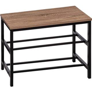 Skoreol med hylde (2 størrelser) - Sort - 30cm x 63cm x 45cm - Sally