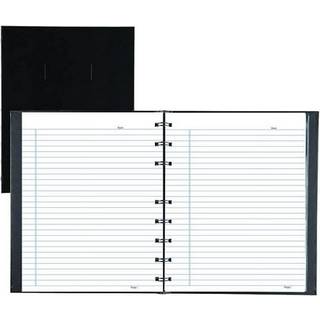 Blueline NotePro Composition Notebook Black 9,25 x 7,25 tommer 192 Destikerede sider (A9C.81)