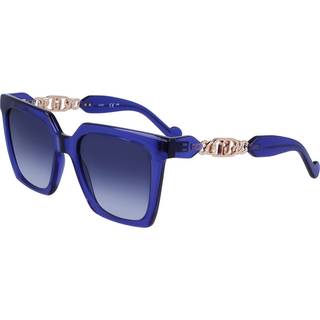 Liu Jo Kvinde LJ779S 502 Solbriller Injiceret Blå Blå Firkantet Normal Skygge