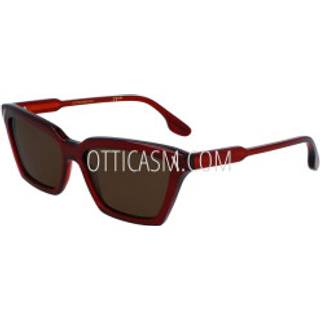 Victoria Beckham VB661S 610 57 Solbriller Kvinder Rød - Transparent Red - 57mm