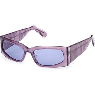 GCDS GD0035 83V 55 Solbriller Mænd Purple - Transparent Purple - 55mm