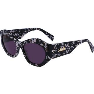 Liu Jo Kvinde LJ786S 013 Solbriller Acetat Grå Grå Rund Normal Normal