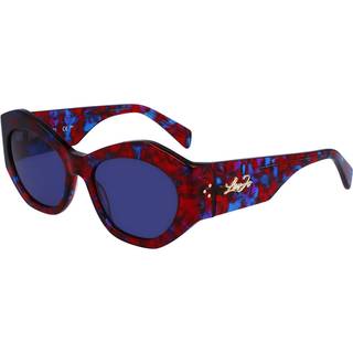 Liu Jo Kvinde LJ786S 665 Solbriller Acetat Havana Blå Rund Normal Normal