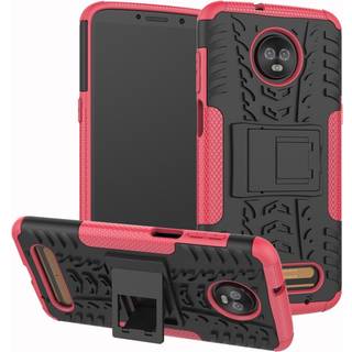 Motorola Moto Z3 Play cool tyre kickstand hybrid case - Rose