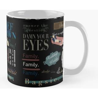 Krus 11 oz Ghosts (BBC) Citater Kaffekrus af keramik sjov jubilæumsgave til jul