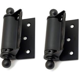 IDHBA 80320-10B Professionel kvalitetskvalitet Solid messing Halvoverflade Justerbar fjedersk?rmsd?r H?ngsler med kuglefinialsolie-rubbed bronzep