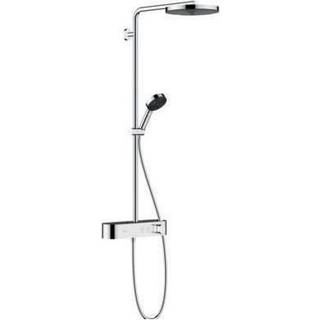 Hansgrohe Pulsify S Showerpipe 260 1jet EcoSmart ShowerTablet Select 400 i krom