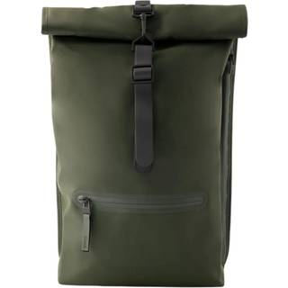 Rains Rolltop rygsæk mørkegrøn