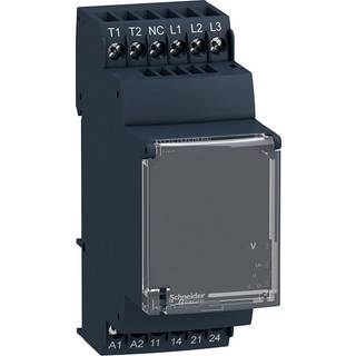 Schneider Motorkontrolrelæ RM35-T - 24..240 V AC/DC - 2 NO, RM35TM50MW