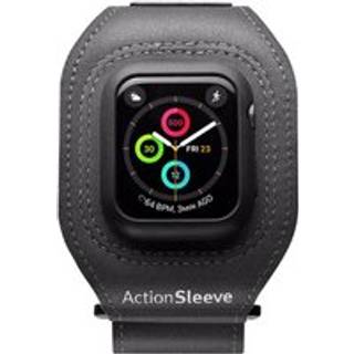 Tolv South ActionSleeve 2 til Apple Watch 45mm Opdateret beskyttende armb?nd for at frig?re dit h?ndled til sport eller aktiviteter (gr?)