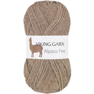 Viking Alpaca Fine 607 Beige Indhold: 85% alpaca, 15% højlandsuld Vægt/længde: 50 g. = ca. 166 meter Anbefalede pinde: 3 mm Strikkefasthed: 10 x 10 cm = 28 m Vask: Uldvask ved 30 ℃.