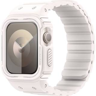Dux Ducis OA Series Cover + Silikonearmbånd Apple Watch 44mm hvid