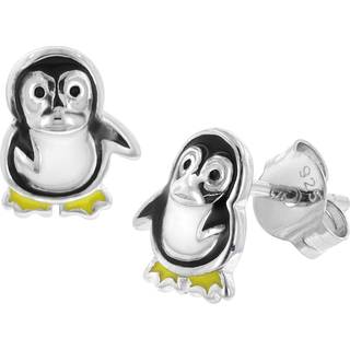 trendor 41640 Kinder Ohrringe Silber 925 Pinguin Ohrstecker