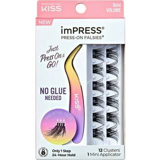 KISS imPRESS Just Press & GO ! Klyngevipper uden knuder Bold Volume C 12 stk. - 12 stk.