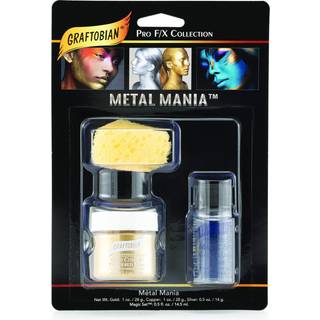Graftobisk metal mani makeup kit guld 1 oz./26 g