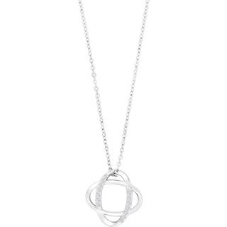Siersbøl Sølv vedhæng med cubic zirkonia. inkl. kæde
