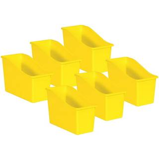 Gul plastbog bin pakning p? 6