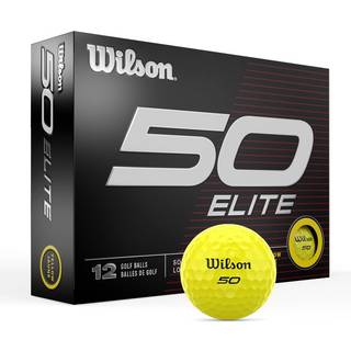 Wilson Fifty Elite 23 golfbolde - pakke med 12 stk., orange
