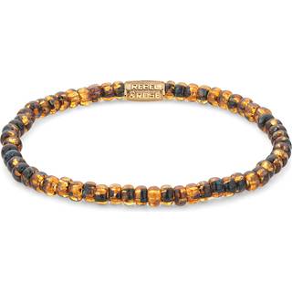 Rebel & Rose Armband Glass Rocks Tiger RR-40114-G-M Damen