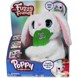 My Fuzzy Friend Poppy den nussende kanin - interaktiv bamse med lys, lyd og over 50 reaktioner