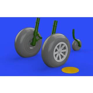 P-40B wheels for Airfix