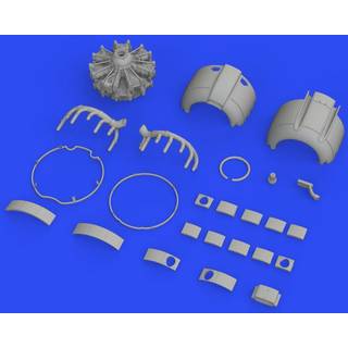 A6M2 engine complete PRINT 1/48