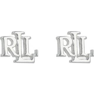 Lauren Ralph Lauren Lauren Ralph Lauren Silver Tone Logo Stud Earrings