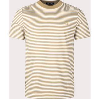 Fred Perry Herren T-Shirt beige gestreift