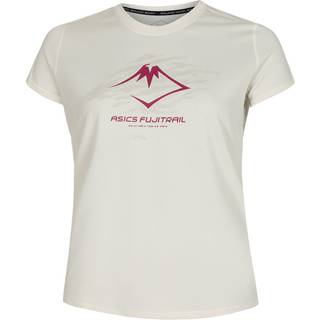 Asics Women's Fujitrail Logo SS Top Birch, XS