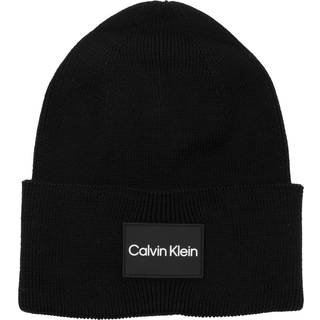 Rib Beanie, Sort, One size