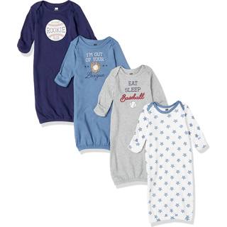 Hudson Baby Unisex Cotton Gowns Baseball 0-6 m?neder