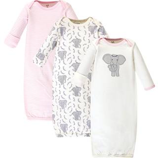 Rörad av naturen unisex baby ekologiska bomullsklänningar tjej elefant 0-6 månader oss