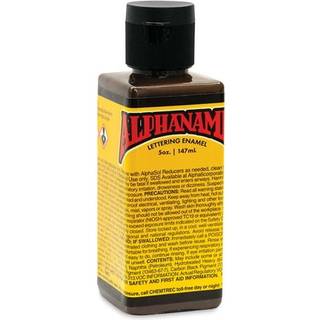 Alpha 6 Alphanamel - Medium Brown - Emaljemaling til pinstripingskiltmaleri Logering Fine Art 36 farver Flere størrelser 5 oz