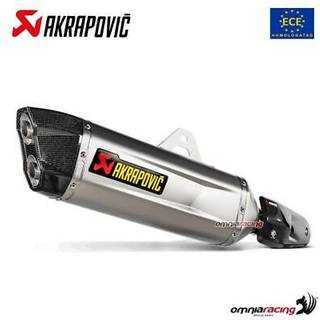 Akrapovic Slip-On Line Lyddæmper Titan, carbon eller rustfrit stål