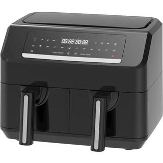 EMERIO Airfryer dobbelt - 3,6 + 3,6 liter
