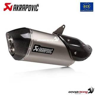 Akrapovic Slip-On Line Lyddæmper Titan, carbon eller rustfrit stål