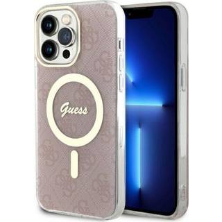 Guess iPhone 13 Pro Max pink hardcase 4G MagSafe