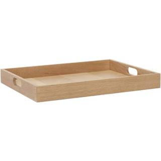 Hübsch Structure Serveringsbakke Naturlig - Bakker Eg Natural - 881315