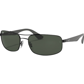 Ray - Ban Mand RB3527 006/71 Solbriller Metal Sort Grøn Firkantet Normal