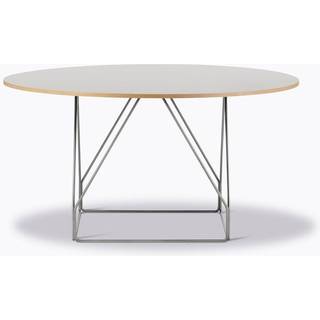 Fredericia Furniture JG Bord Ø140 LINOLEUM GRÅ / VAPOUR 4177