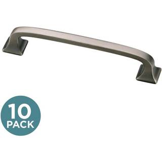 Franklin Brass Lombard (10-Pack) Skabsh?ndtag 4 """" Heirloom Silver Cabinet tr?kker h?ndtag til skabe og skuffer Kabinet Hardware Kommode H?ndtag