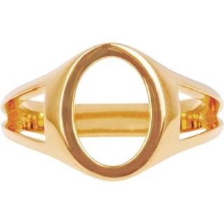 IX Mini Oval Simple Signet Ring