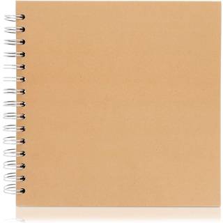 Juvale 80 sider Hardcover Kraft Scrapbook Albums Blank Journal til Scrapbooking (8x8 inches)
